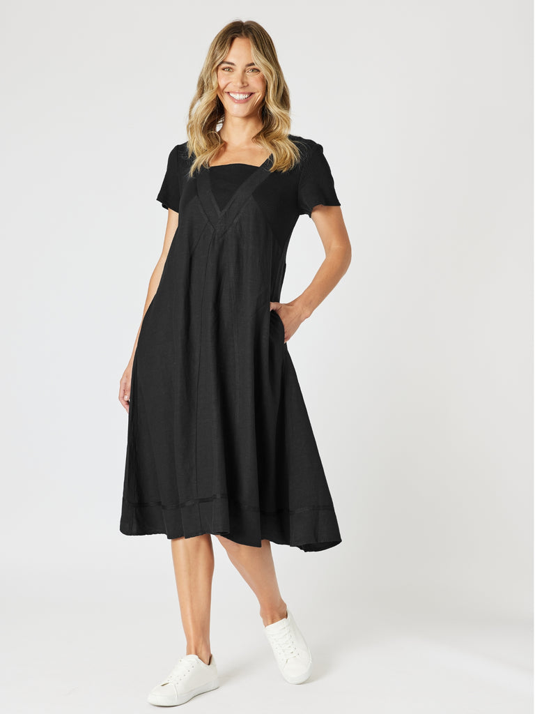 Lino Le Marais Dress - Black