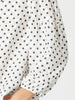 Get Dotty Embroidered Top - Navy/White