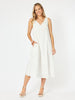 Emanuella Sleeveless Dress - Ivory