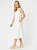 Emanuella Sleeveless Dress - Ivory
