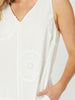 Emanuella Sleeveless Dress - Ivory
