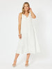 Emanuella Sleeveless Dress - Ivory