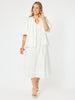 Emanuella Sleeveless Dress - Ivory