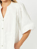 Emanuella Button Dress - Ivory