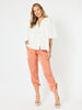 Emanuella Button up Top - Ivory