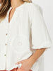 Emanuella Button up Top - Ivory