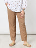 Lino Tapered Pant - Nutmeg