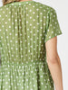 Basil Spot Midi Dress