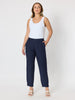 Lino Tapered Pant - Navy