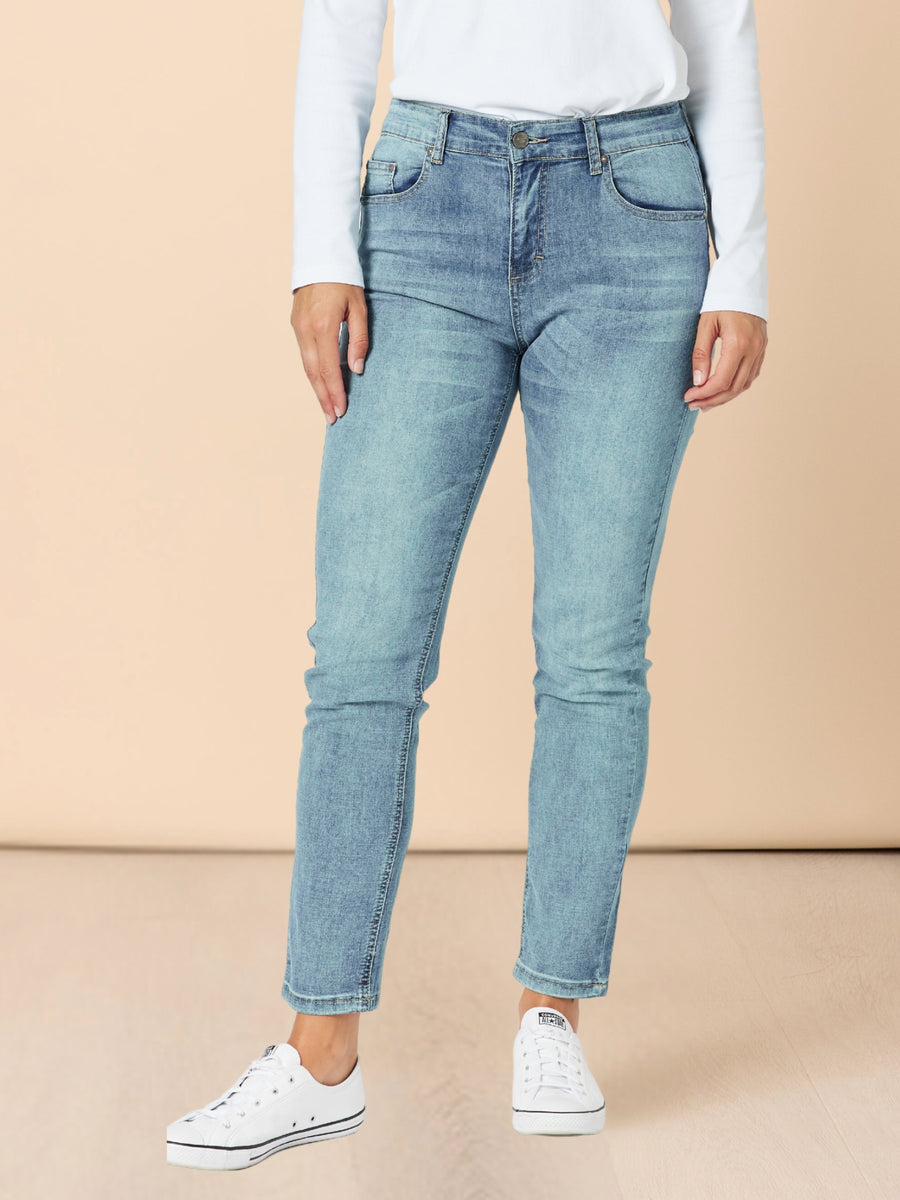Marvel Rikki Denim Marvel High Rise Stretch Jean - Denim – Gordon Smith