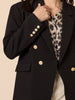 Lauren Double Breasted Blazer - Black