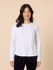Heritage Long Sleeve Top - White