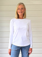 Heritage Long Sleeve Top - White