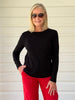 Heritage Long Sleeve Top - Black
