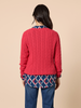 Hampton Cable Jumper - Red