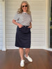 San Marino Skirt - Navy