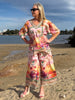 Passport Print Pant - Sunset Multi