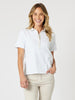 Polo Top - White/Natural gordon smith