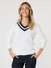 Princeton Knit Jumper - White