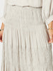 Lux Ruche Skirt - Champagne gordon smith hammock and vine