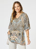 Emerson Animal Print Top - Animal gordon smith hammock & vine
