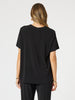 Maggie V Neck Travel Top - Black - gordon smith - hammock and vine