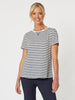 Classic Stripe Tee - Navy