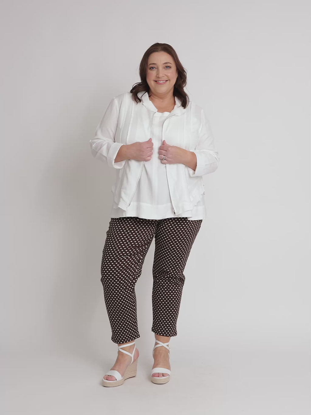 Small Bow Pant - Koko White
