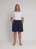 Jordan Linen Short - Navy