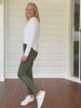 Kelly Print Pant - Khaki