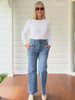 Hudson Wide Leg Jean - Denim