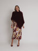 Roma Faux Poncho - Shiraz