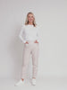 Alexis Gingham Print Pant - Natural