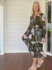 Colorado Floral Print Shirt Dress - Khaki Multi