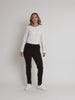 Harper Slim Leg Cord Pant - Coffee