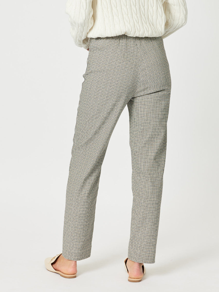 Gemma Check Pant - Toffee Media 1 of 3