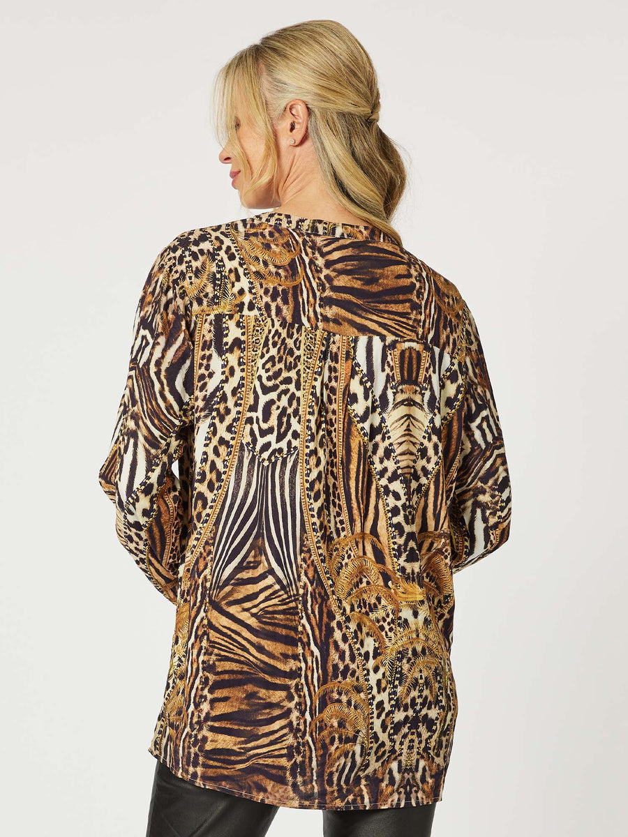 Morocco Print shirt - Animal