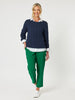Kala Cable Jumper - Navy