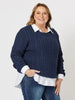 44744 - Kala Cable Jumper - Navy