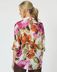 Maui Floral Print Shirt - Berry