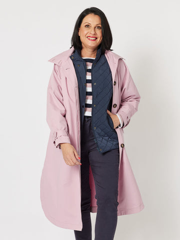 Rosa Trench Coat - Orchid