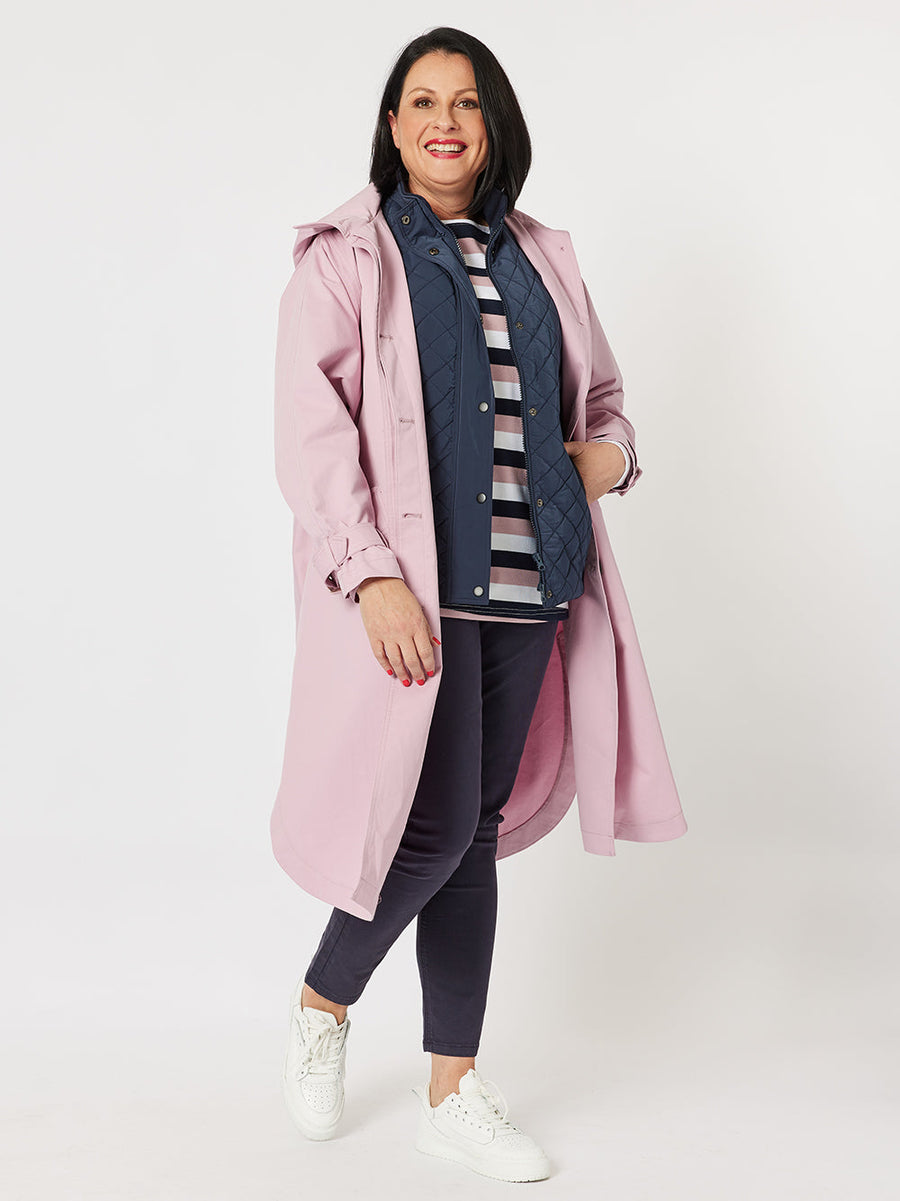 Rosa Trench Coat - Orchid