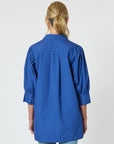 Alexis Poplin Shirt - Cobalt