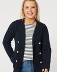 Lucy Knit Jacket - Navy