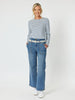 Riviera Stripe Tee - Blue/White
