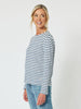 Riviera Stripe Tee - Blue/White